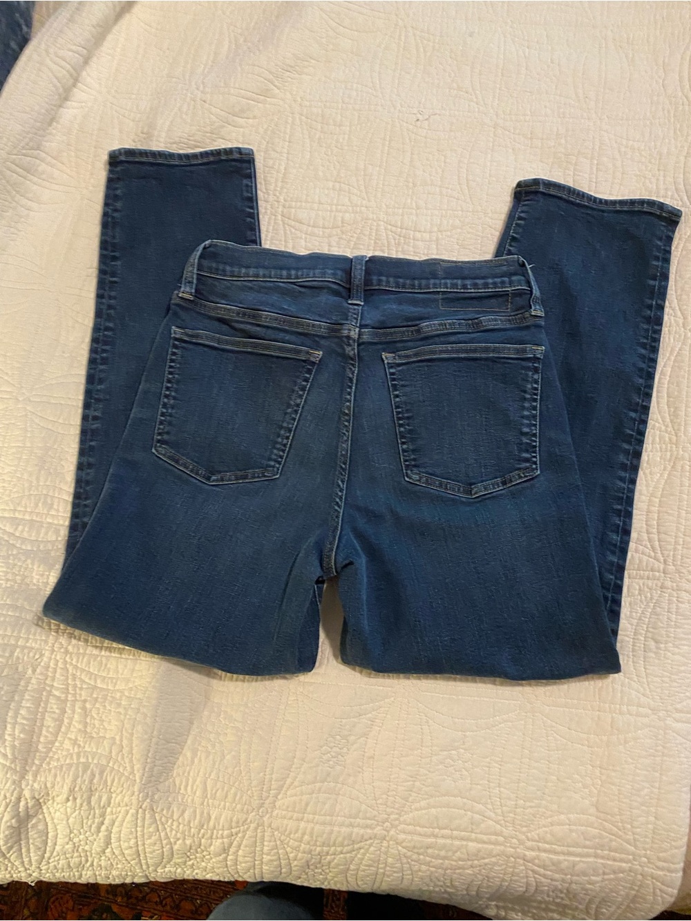 J. Crew Dark Indigo Straight-Leg Jeans - Picture 3 of 5